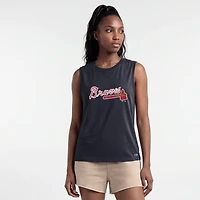 Débardeur de sport Champion bleu marine Atlanta Braves pour femmes