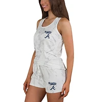 Ensemble débardeur et short Concepts Sport Atlanta Braves Quartz pour femmes