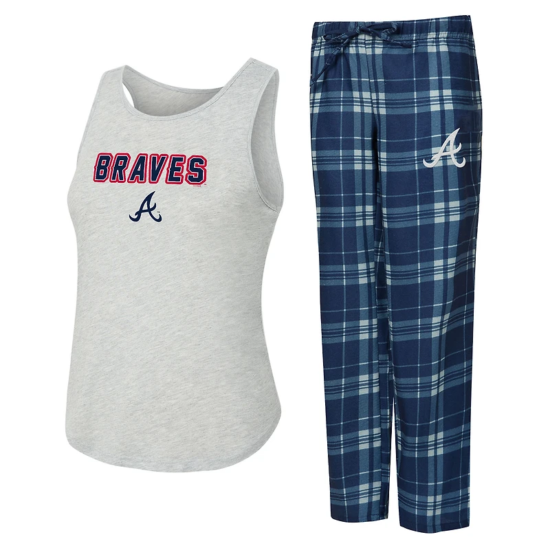 Ensemble débardeur et pantalon pour femme Concepts Sport Atlanta Braves Regulate