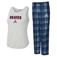 Ensemble débardeur et pantalon pour femme Concepts Sport Atlanta Braves Regulate