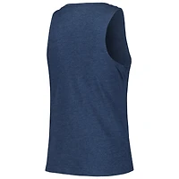Ensemble de nuit Concepts Sport Charcoal/Navy Atlanta Braves Meter Muscle Tank et pantalon pour femmes