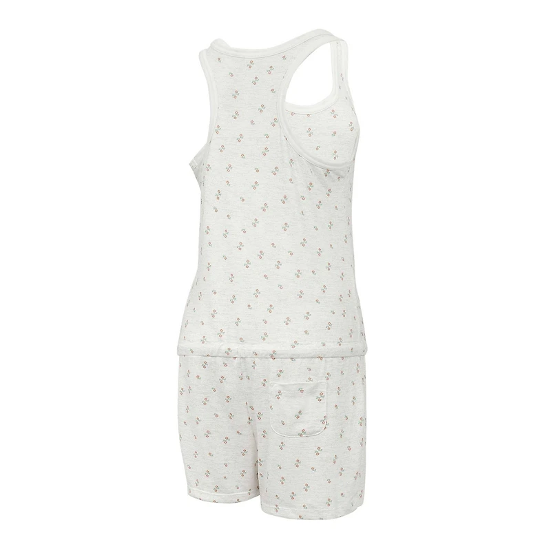 Women's Concepts Sport Cream Atlanta Braves Gardner Hacci Knit Romper