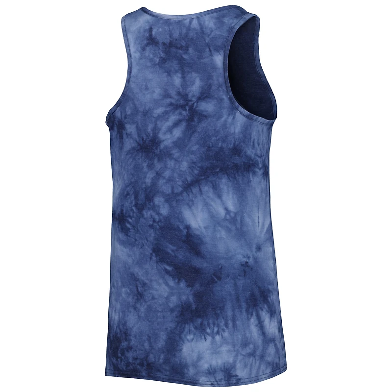 Women's Concepts Sport Navy Atlanta Braves Billboard Racerback Tank & Shorts Sleep Set