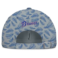 Casquette ajustable grise Cooperstown Collection Atlanta Braves pour femme Fanatics