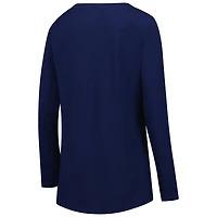Women's Fanatics Navy Atlanta Braves Run the Bases Long Sleeve T-Shirt