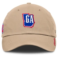 Casquette ajustable Fanatics Tan Atlanta Braves Cooperstown Collection pour femmes
