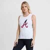Women's Fanatics White Atlanta Braves Activate Slub Tank Top