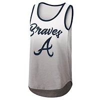 Débardeur pour femme G-III 4Her by Carl Banks Blanc Atlanta Braves Logo Opening Day