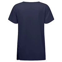 T-shirt bleu marine Atlanta Braves Influx Rafters pour femme Levelwear