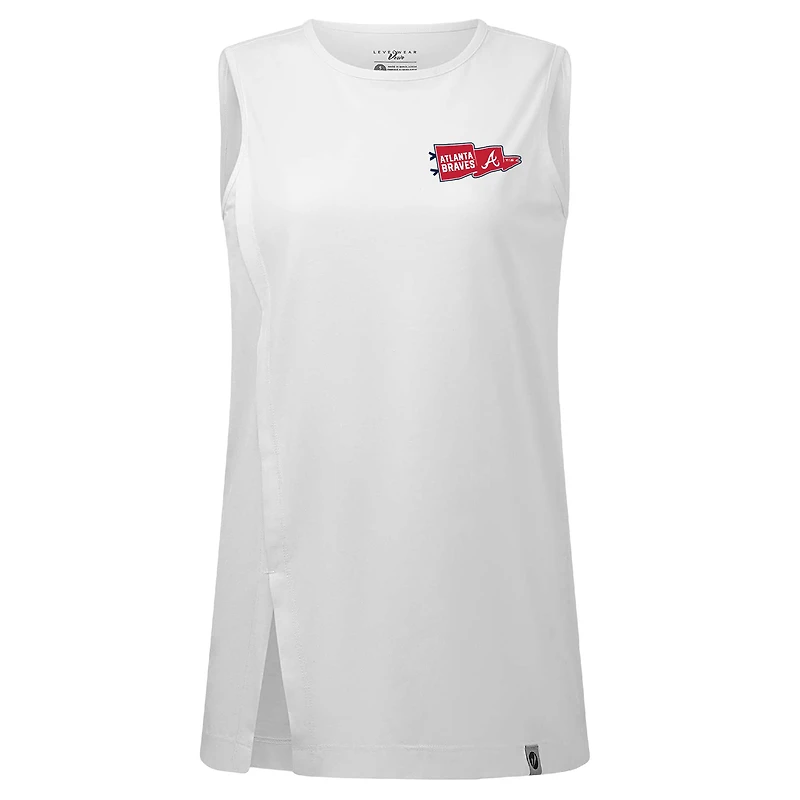 Débardeur blanc Influx Rafters des Braves d'Atlanta pour femme Levelwear