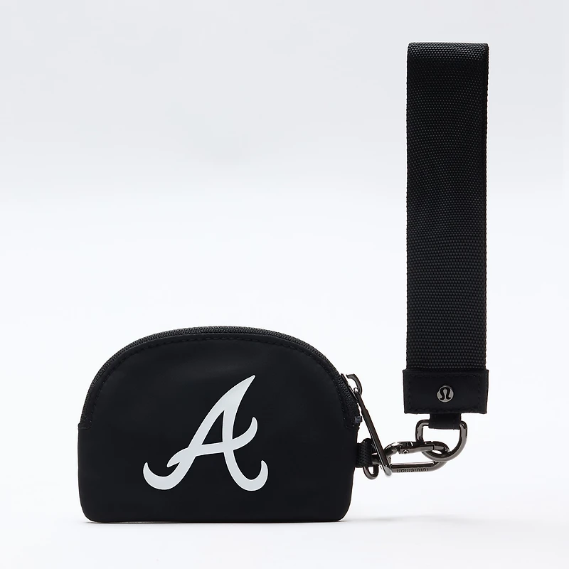 Women's lululemon Black Atlanta Braves Dual Pouch Wristlet