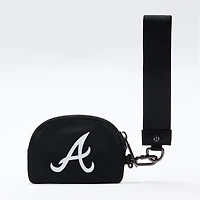 Women's lululemon Black Atlanta Braves Dual Pouch Wristlet