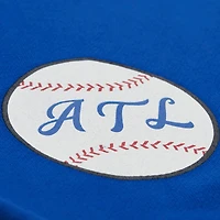 V100492 SWEAT-SHIRT À COL ROND LÉGER BRAVES M&N MLB SWTLADCRW FC11306-ABRBLUE