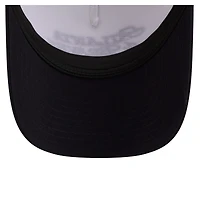 Casquette trucker New Era pour femme, beige clair/marine, Atlanta Braves Retro 9FORTY M-Crown, modèle A-Frame, ajustable