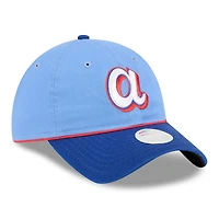 Casquette ajustable New Era Atlanta Braves 2026 City Connect 9TWENTY bleu clair pour femme