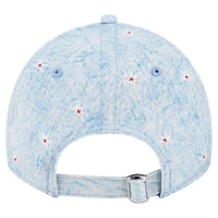 Women's New Era  Light Blue Atlanta Braves Daisy All Over 9TWENTY Adjustable Hat