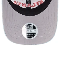 Women's New Era  Light Blue Atlanta Braves Daisy All Over 9TWENTY Adjustable Hat