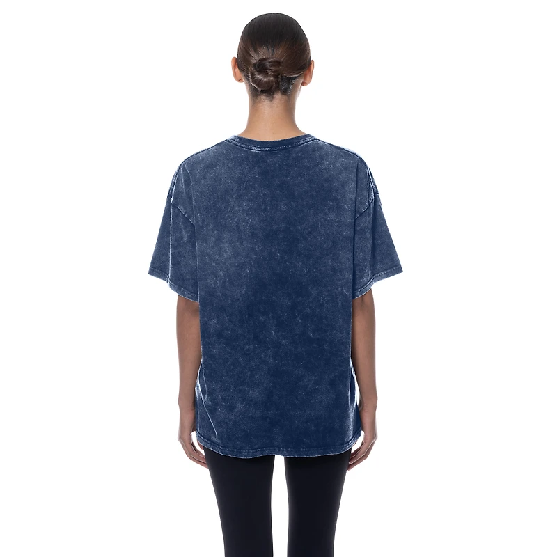 T-shirt boyfriend oversize New Era bleu marine Atlanta Braves pour femme