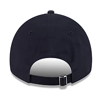 Casquette ajustable New Era 9TWENTY bleu marine Atlanta Braves Roses pour femme