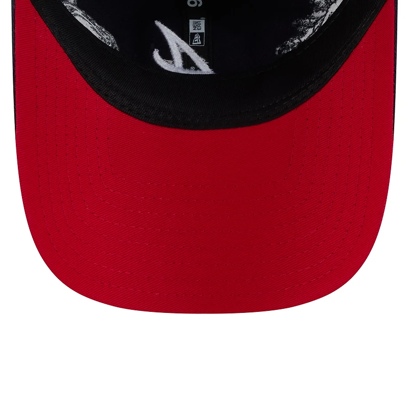 Women's New Era Navy Atlanta Braves Roses 9TWENTY Adjustable Hat