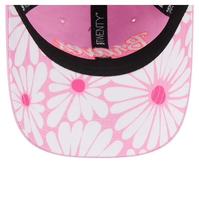 Casquette ajustable 9TWENTY rose New Era pour femme, motif fête des mères