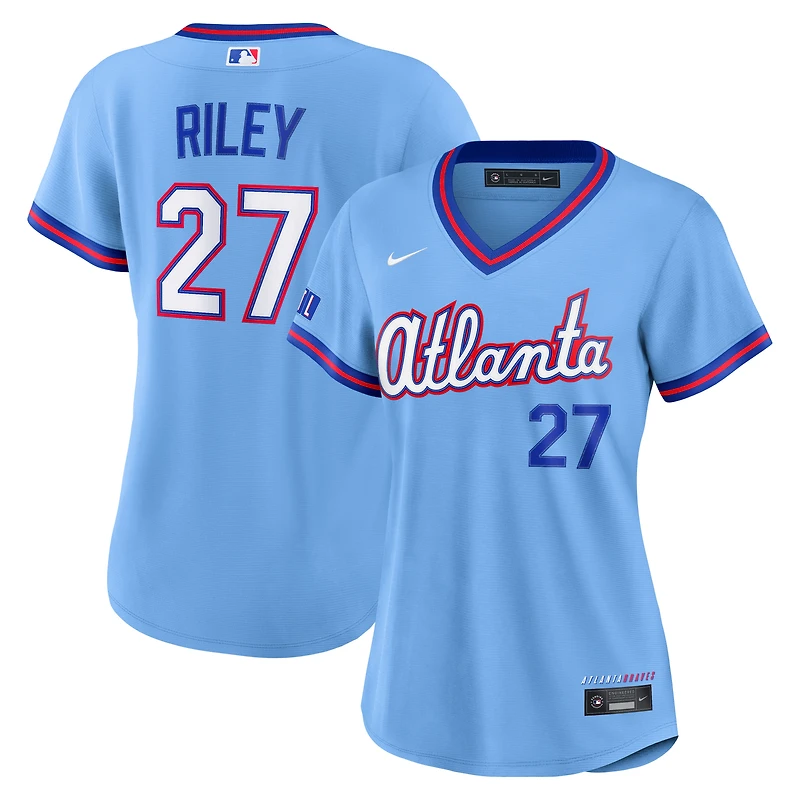 Women's Nike Austin Riley Powder Blue Atlanta Braves 2026 City Connect Stadium Jersey