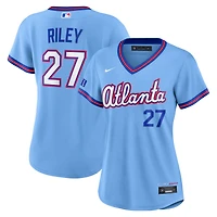 Women's Nike Austin Riley Powder Blue Atlanta Braves 2026 City Connect Stadium Jersey