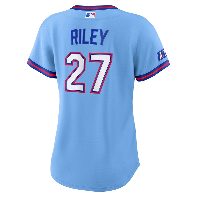 Women's Nike Austin Riley Powder Blue Atlanta Braves 2026 City Connect Stadium Jersey