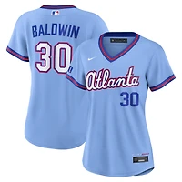 Women's Nike Drake Baldwin Powder Blue Atlanta Braves 2026 City Connect Stadium Jersey