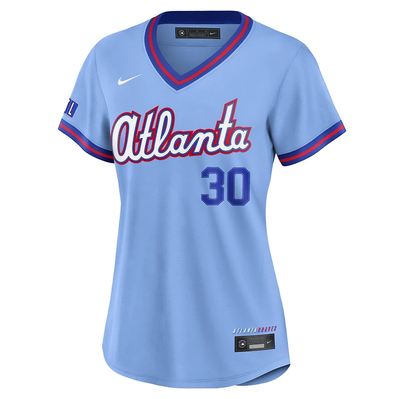 Women's Nike Drake Baldwin Powder Blue Atlanta Braves 2026 City Connect Stadium Jersey