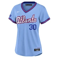 Women's Nike Drake Baldwin Powder Blue Atlanta Braves 2026 City Connect Stadium Jersey