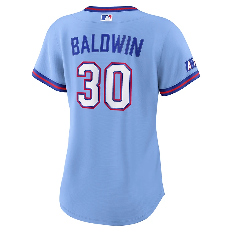 Women's Nike Drake Baldwin Powder Blue Atlanta Braves 2026 City Connect Stadium Jersey