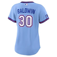 Women's Nike Drake Baldwin Powder Blue Atlanta Braves 2026 City Connect Stadium Jersey
