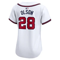 Maillot de joueur Nike Matt Olson blanc Atlanta Braves Home Limited pour femme