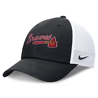 Women's Nike Navy/White Atlanta Braves Club Trucker Adjustable Hat