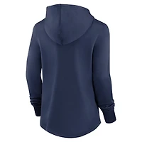 Women's Nike Navy Atlanta Braves Authentic Collection Pregame Performance Pullover Hoodie