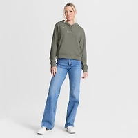 Sweat à capuche Nike Atlanta Braves One Tri-Blend Dri-FIT pour femme, couleur olive