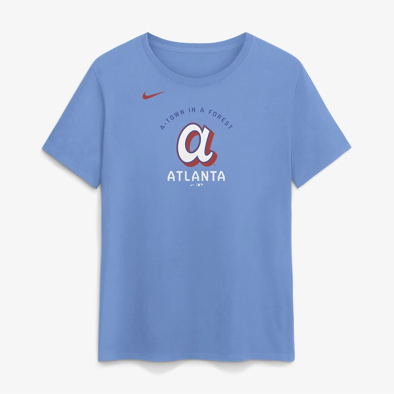 Women's Nike Powder Blue Atlanta Braves 2026 City Connect Arch T-Shirt
