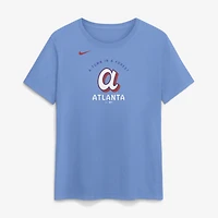 Women's Nike Powder Blue Atlanta Braves 2026 City Connect Arch T-Shirt
