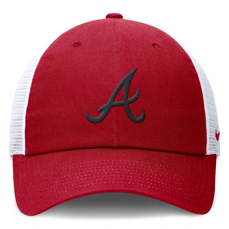 Women's Nike Red/White Atlanta Braves Club Trucker Adjustable Hat