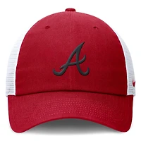 Women's Nike Red/White Atlanta Braves Club Trucker Adjustable Hat