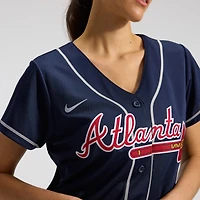 Women's Nike Ronald Acuña Jr. Navy Atlanta Braves Alternate Replica Player Jersey