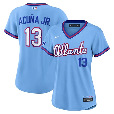 Women's Nike Ronald Acuña Jr. Powder Blue Atlanta Braves 2026 City Connect Stadium Jersey