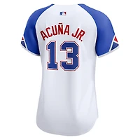 Women's Nike Ronald Acuña Jr. White Atlanta Braves City Connect Limited Player Jersey