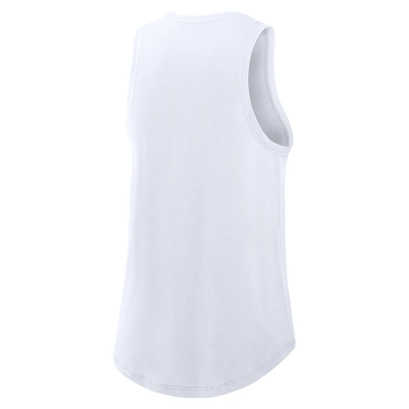 Women's Nike White Atlanta Braves City Connect Tricode High Neck Performance Tank Top