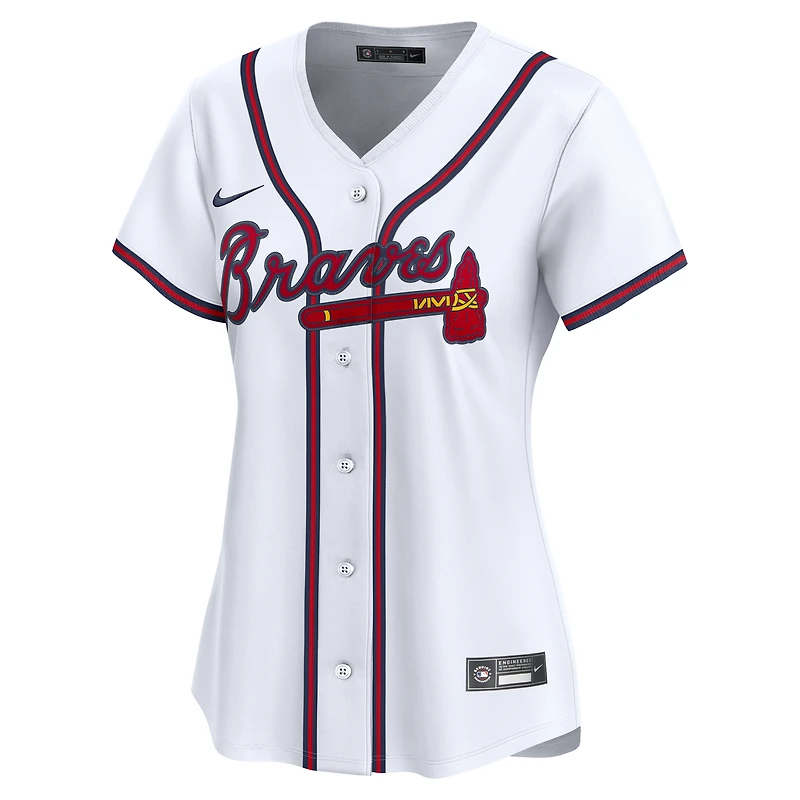 Women's Nike White Atlanta Braves Home Limited Jersey