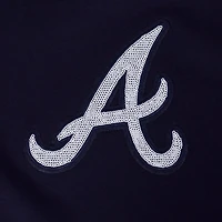 T-shirt court Baby Doll bleu marine Pro Standard Atlanta Braves Game Day Classics pour femme