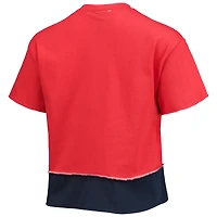 Refried Apparel - T-shirt court rouge Atlanta Braves pour femme