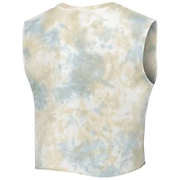 Débardeur délavé Atlanta Braves The Wild Collective pour femme, blanc