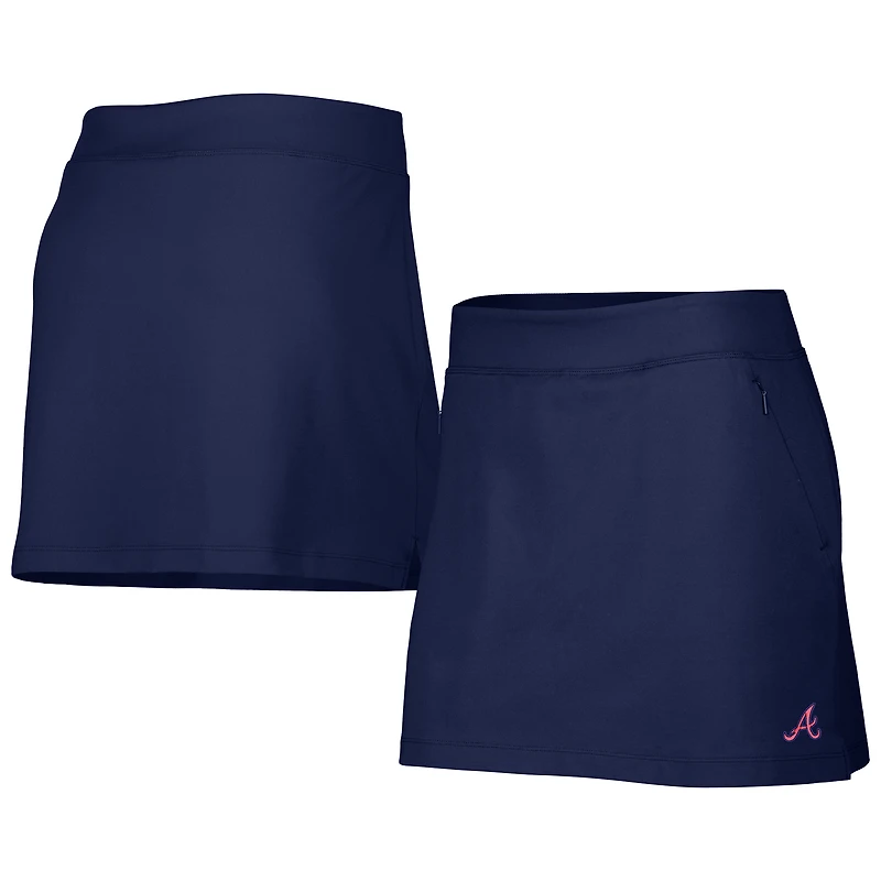Women's Tommy Bahama Navy Atlanta Braves Aubrey IslandZone Skort